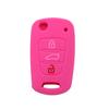 Защитный автомобильный чехол с силиконовым ключом и 3 кнопками для Kia Rio K2 K3 K5