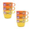 Lilpang Pororo New Handle Cup 3P Set, Mixed Colors, 2 Sets