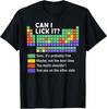 Могу я это лизнуть футболка Забавная Периодическая таблица элементов наука унисекс футболка