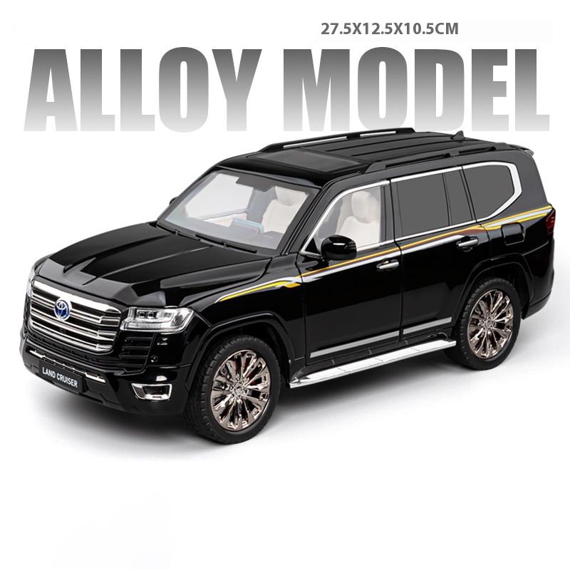 xmwcj1 1:18 Toyota Land Cruiser LC300 Prado SUV Alloy Car Model Diecast Metal Home Decoration & Computer Desktop Ornaments Holiday Gift