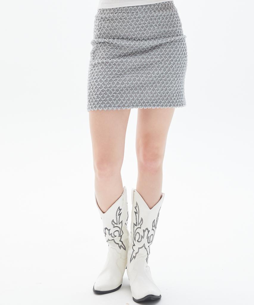 Love Is True Py Diamond Skirt(Gray)