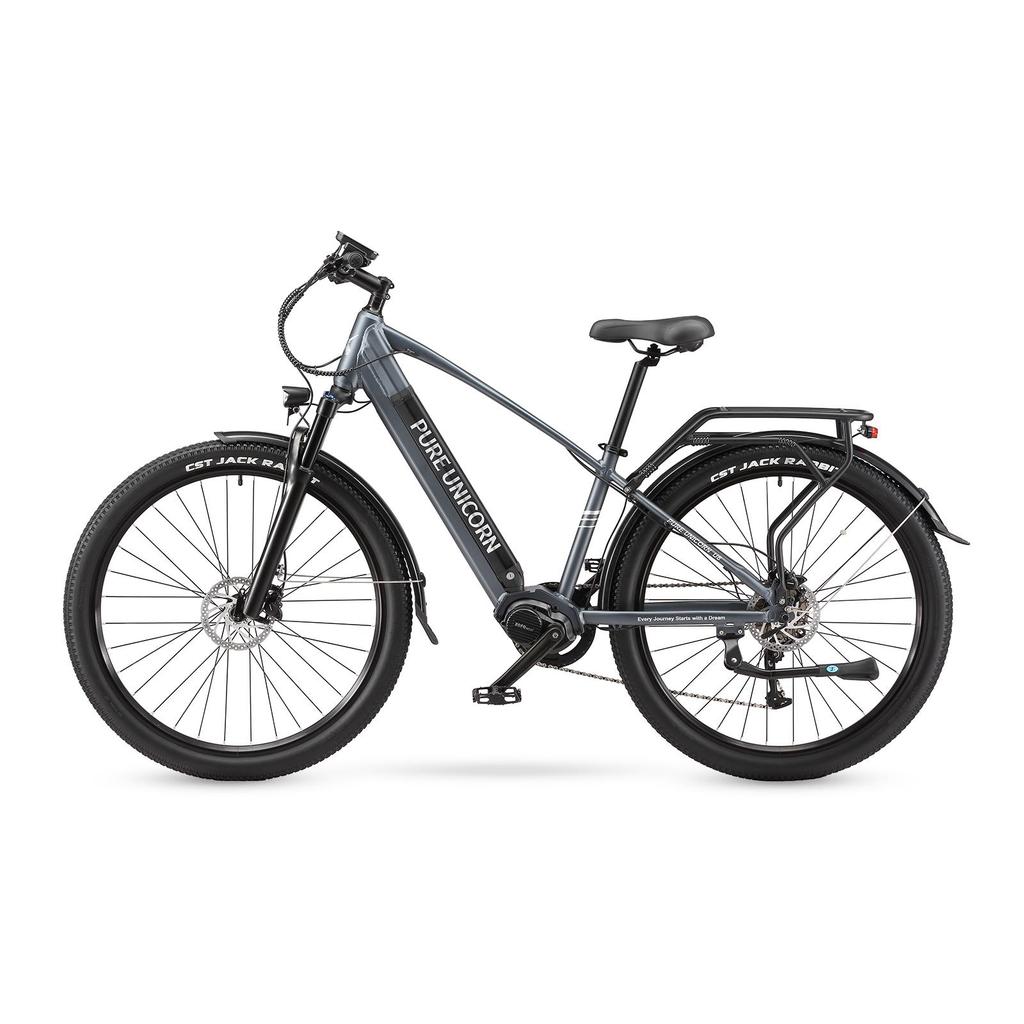 Электрический городской велосипед PURE UNICORN U6 500W Мотор со средним приводом 48V14AH
