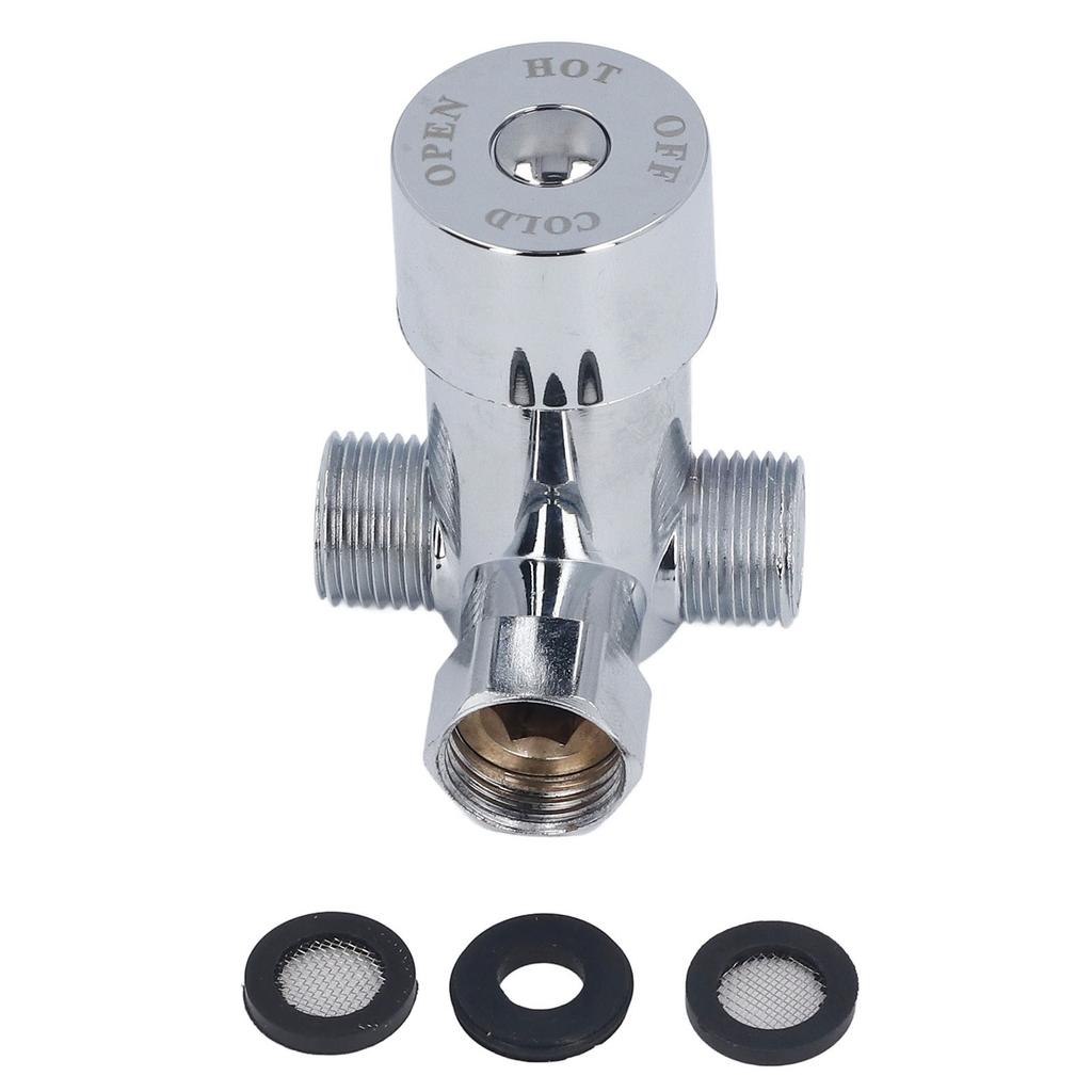Water Mixing Valve Professional G1/2 Hot Cold Water Mixer Valve Thermostatic Mixer Valve for