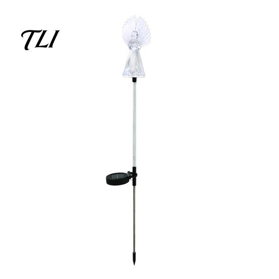 Garden Ornaments for Patio Solar Angel Light, LED Yard Stake Waterproof Lights Graveside Memorial Decorative Lamp Cemetery Graveyard Lawn Pathway