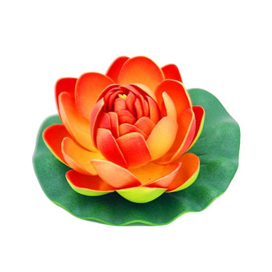 10 см искусственный цветок лотоса для сцены, сада, дома, вечеринки, украшение, реквизит