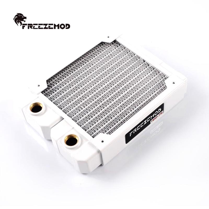 FREEZEMOD Медный радиатор G1/4'' толщиной 29 мм 120/240/360/480 мм для ПК с водяным охлаждением. Рядный радиатор-охладитель для 120-мм вентилятора