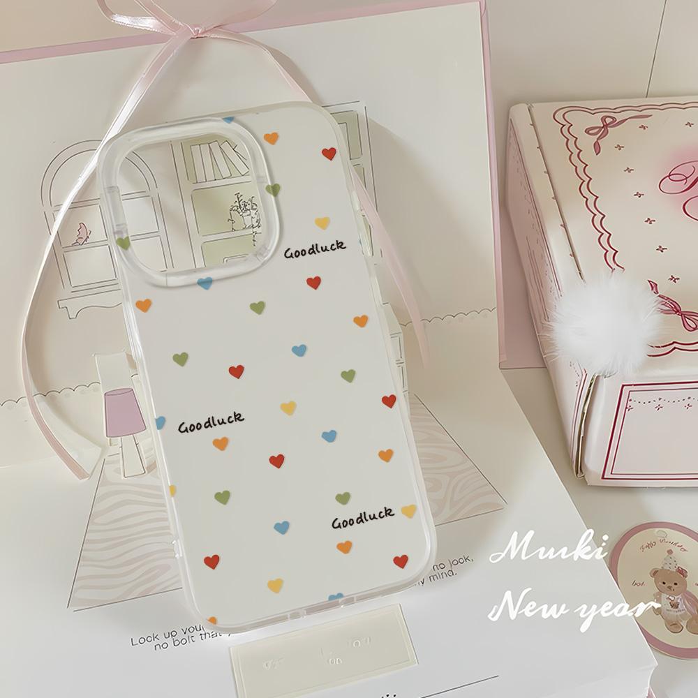 Painted Phone Case for iPhone 12 13 15 16 iPhone 16 12 13 14 15 Pro 14 15 16 Pro Max Coverage Shockproof Anti-Fingerprint Fresh Style Protective Case