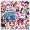 50 водостойких наклеек-граффити в стиле K-Pop Охотница на демонов для бутылок с водой и аниме-дневников