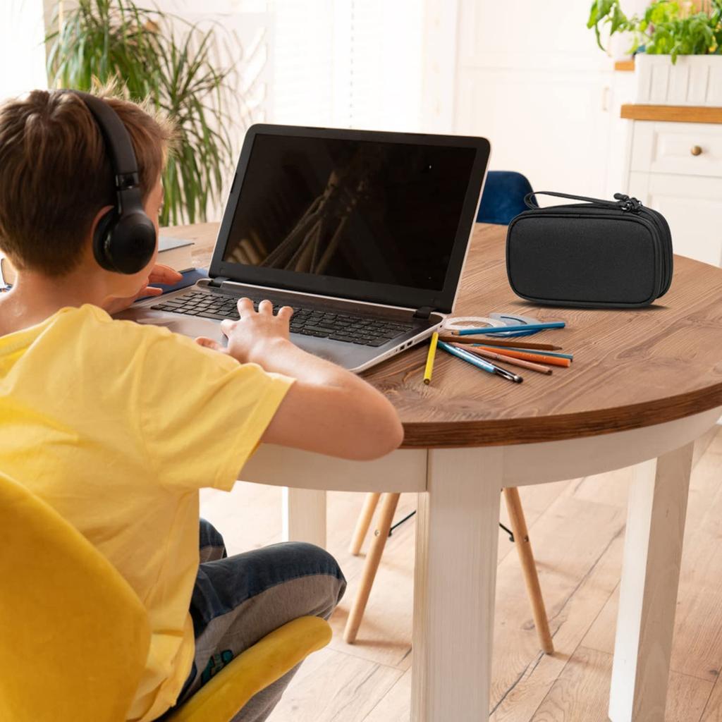 Дорожный органайзер, сумка для кабеля, чехол для электронных аксессуаров, портативный водонепроницаемый двухслойный чехол для хранения кабеля