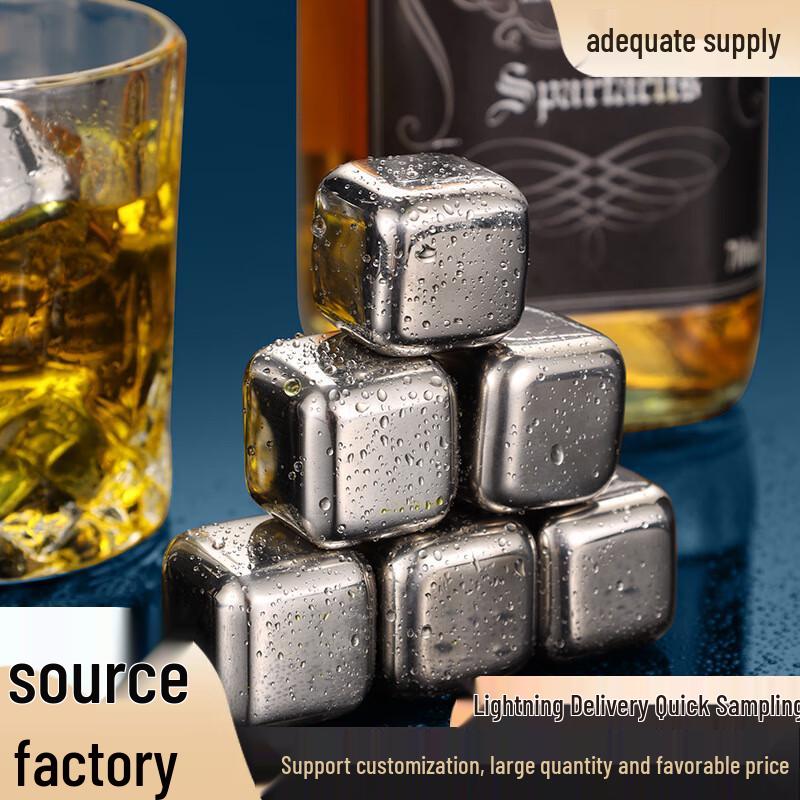 304 Stainless Steel Reusable Ice Cubes