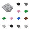 50 шт. Детали MOC 2817 Пластина модифицированная 2x2 с отверстиями для штифтов Строительные блоки Совместимые с другими собираемыми частицами