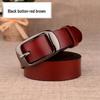 Women's Genuine Leather Korean Style Belt with Pin Buckle - Fashionable Cowhide Accessory