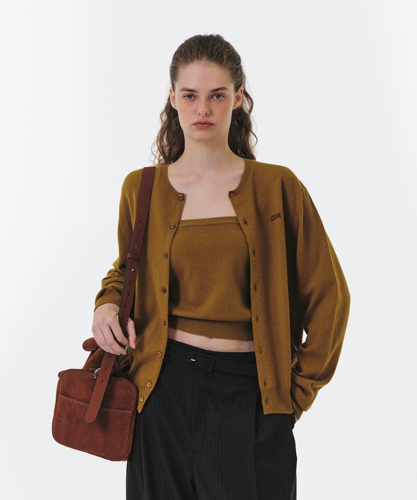 Grove Softy Suade Tote Bag (Brown)