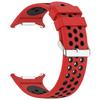 For Samsung Galaxy Watch Ultra 47mm Silicone Sport Strap Breathable Dual Color Watch Strap