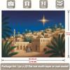 2D flat banner, depicting a Christmas scene, suitable for family gatherings, weddings, birthdays,