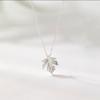 Maple Leaf Necklace Women's Simple Small Fresh Clavicle Chain Leaf Pendant Cold Wind Necklace