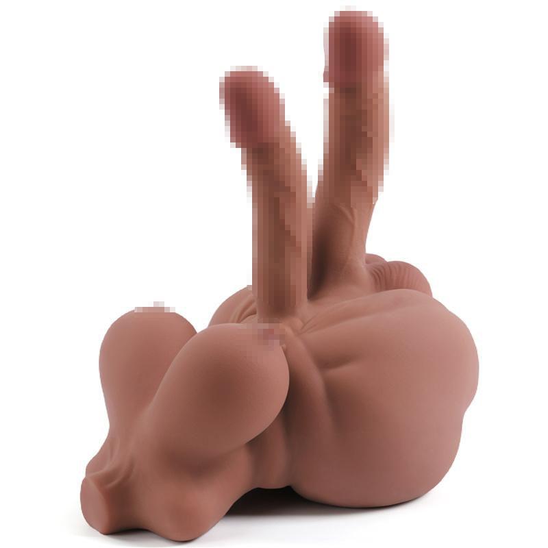 Реалистичная грудь+пенис+анус 4-в-1 Мужчины Женщины Гей TPE Полтела Секс-кукла Мягкая Реалистичная Кожа Игрушка для взрослых Мастурбатор Продукты