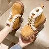 2024 New Women Snow Boots Warm Comfortable Boots for Women Cotton Short Boots Platform Strap Ladies Shoes Winter Women’s Shoes