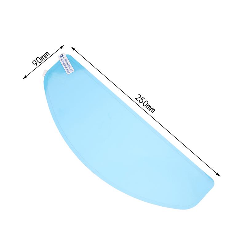 1X Универсальная противотуманная пленка для линз шлема для мотоцикла, устойчивая к дождю, защитный козырек