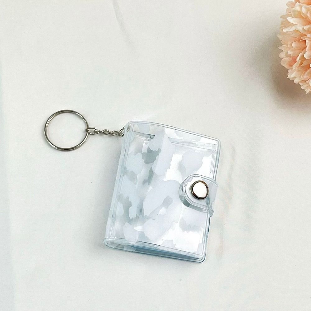 2 Inch Mini Photo Album Snap Button Design Name Card Book Mini Photo Card Holder