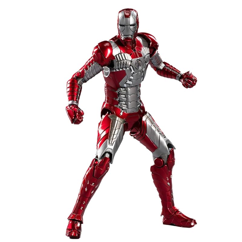 HiPlay Средние подвижные игрушки 1/10 железный человек MK5 подвижная фигурка Готовый продукт Несветящаяся версия