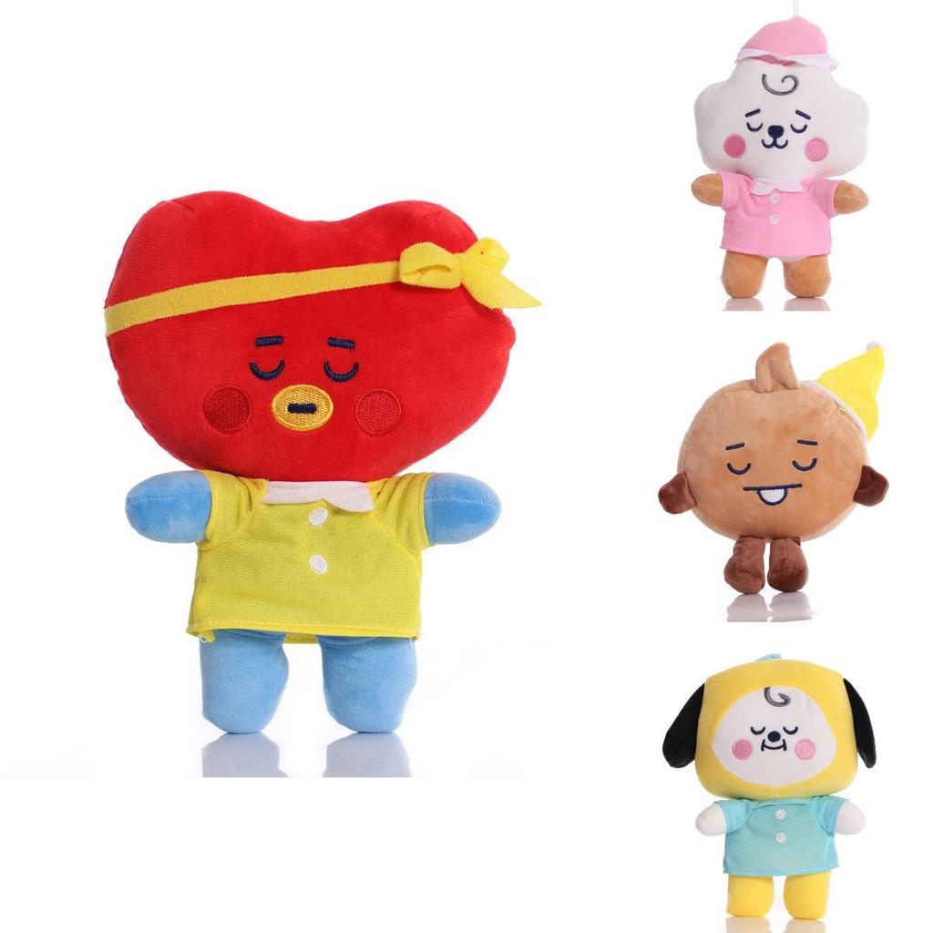 Плюшевая игрушка Bt21 Мягкая кукла Tata Mang Chimmy Rj Koya Cooky Shooky Van Kpop Bts
