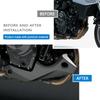 ДЛЯ GSX 8S 2024 GSX8S Мотоциклетные аксессуары Обтекатель кожуха шасси двигателя Защита выхлопной системы Защитная крышка gsx8s GSX-8S 2022- (черный) [Использовал]
