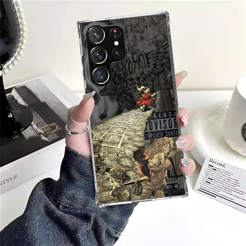 Мягкий чехол для телефона K-Korn Rock Band для Samsung Galaxy S22 S23 S24 S25 Edge S26 Ultra S20 FE S21 Plus + Fundas Coque Galaxy S20 S21