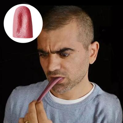 Реалистичная поддельная подставка для языка для магических шоу Хэллоуина, страшный забавный язык, многоразовый инструмент для трюков для взрослых, детей, ментализм, волшебные уличные представления