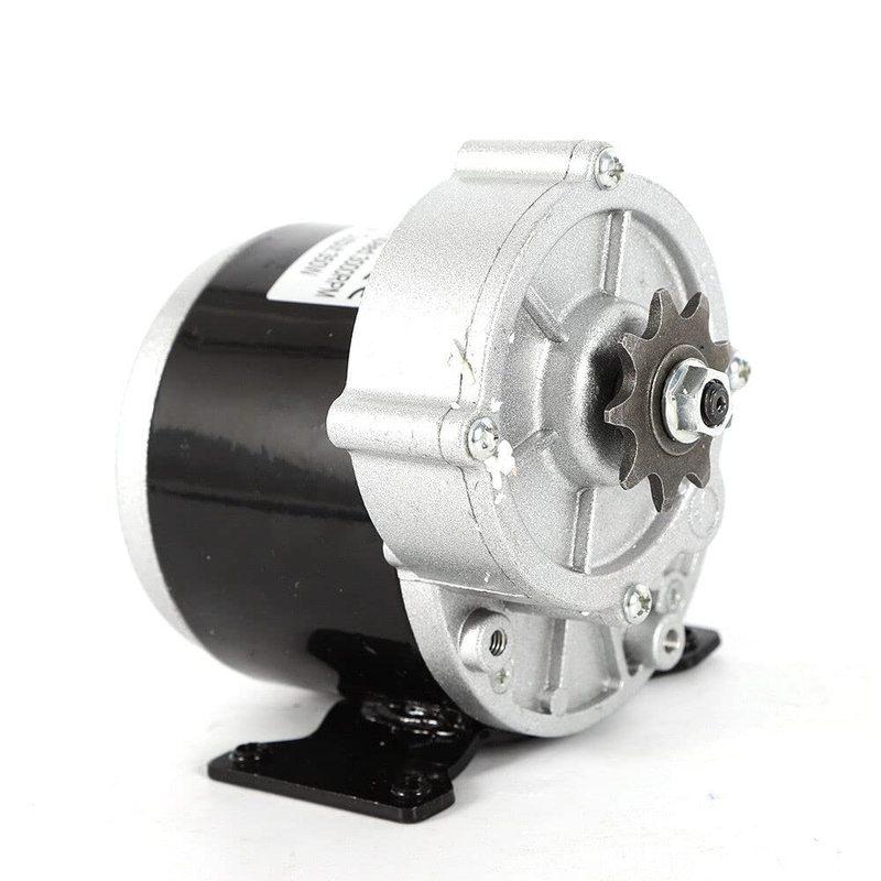 24V/36V 350W Gear Motor DC Motor Gear Brushed Motor My1016Z3 Gear Reduction Electric Motor with 9 Tooth Sprocket