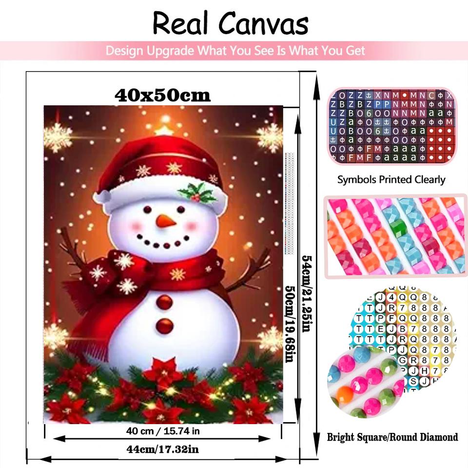 Рождественская алмазная картина Снежный олень Рождественская елка Снеговик Алмазная вышивка Картина Творческие поделки Домашний декор Подарок 5D DIY