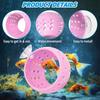 Betta Fish Tunnel Toy Aquarium Fish Hideout with Suction Cup Small Fish Hiding Resting Shelter Shrimp Cave for Fish Tank Decor