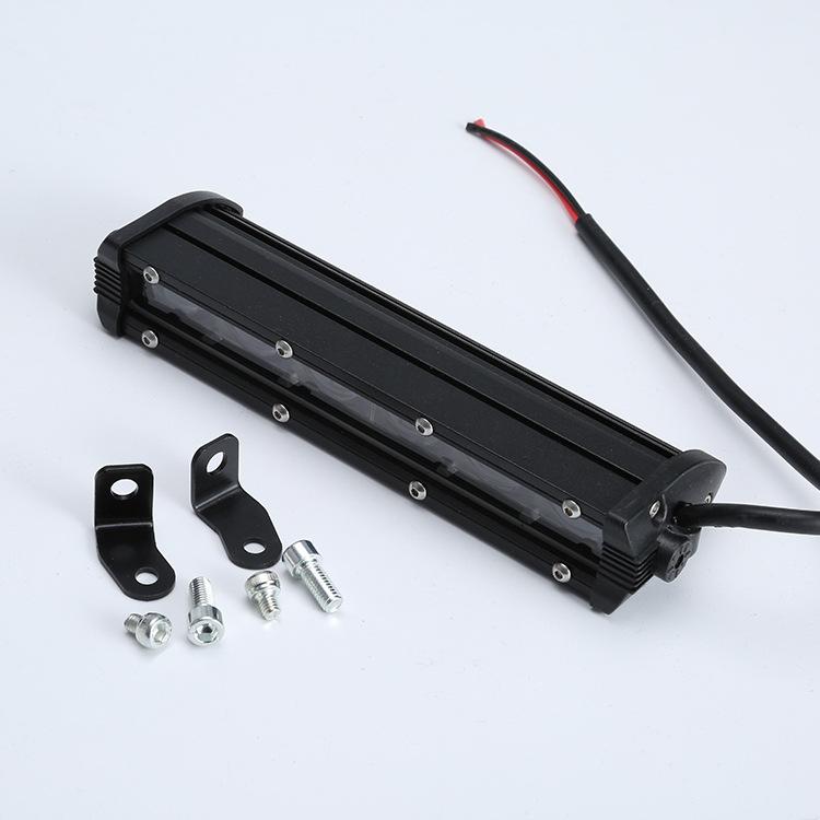 8''60Вт Алюминиевая 6D Точечный луч Тонкая светодиодная рабочая фара Однорядная Автомобильная Внедорожная лампа Новая