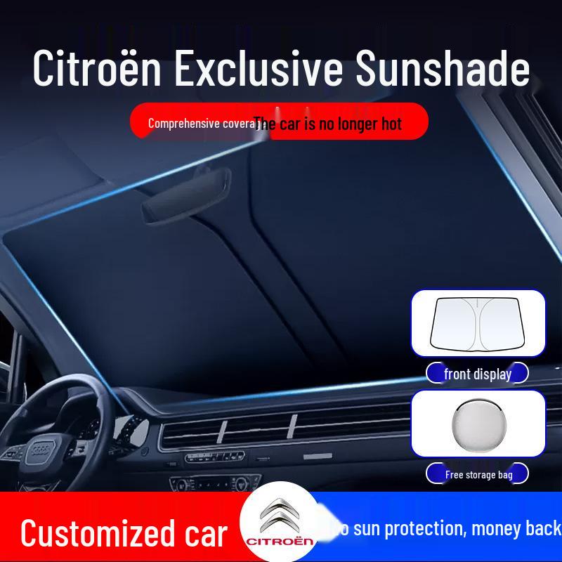 Солнцезащитный козырек Citroën: C6 Tianyi, C5 Versailles, C5X, C3XR, Чехол на лобовое стекло и солнцезащитная шторка Elysee