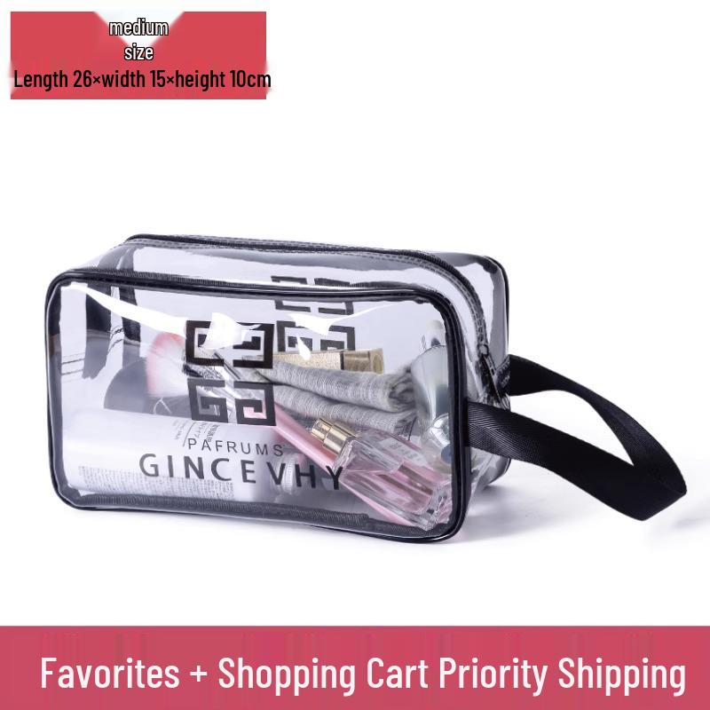 Большая водонепроницаемая дорожная косметичка для мужчин и женщин: Разделение мокрого/сухого, Портативный для плавания и косметики