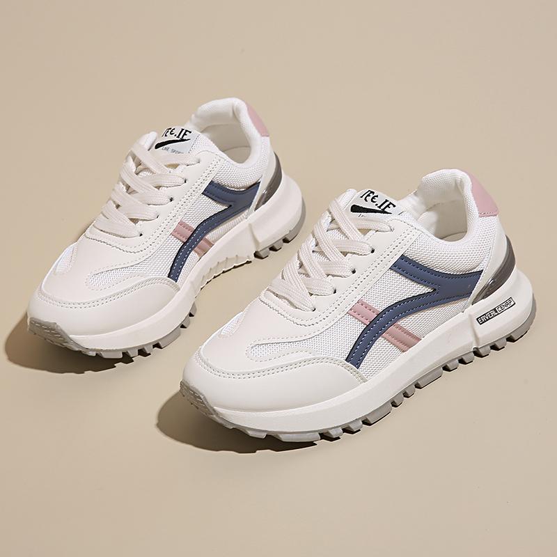 CRLAYDK Classic Women's Fashion Casual Chunky Sneakers Platform Mesh Walking Tennis Travel Sports Lifestyle Shoes for Girls