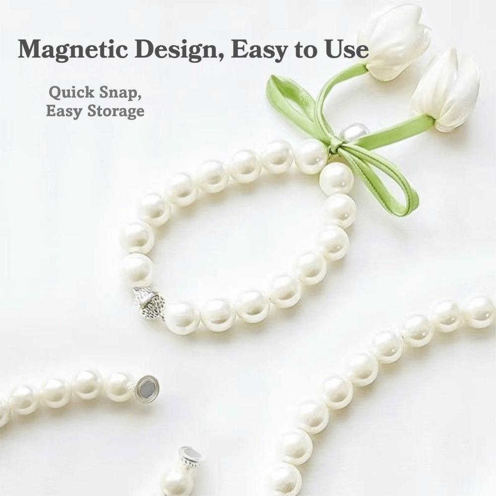 Tulip-Shaped Tulip Curtain Straps Magnetic Curtain Buckle Creative Drapery Holders Home Decor