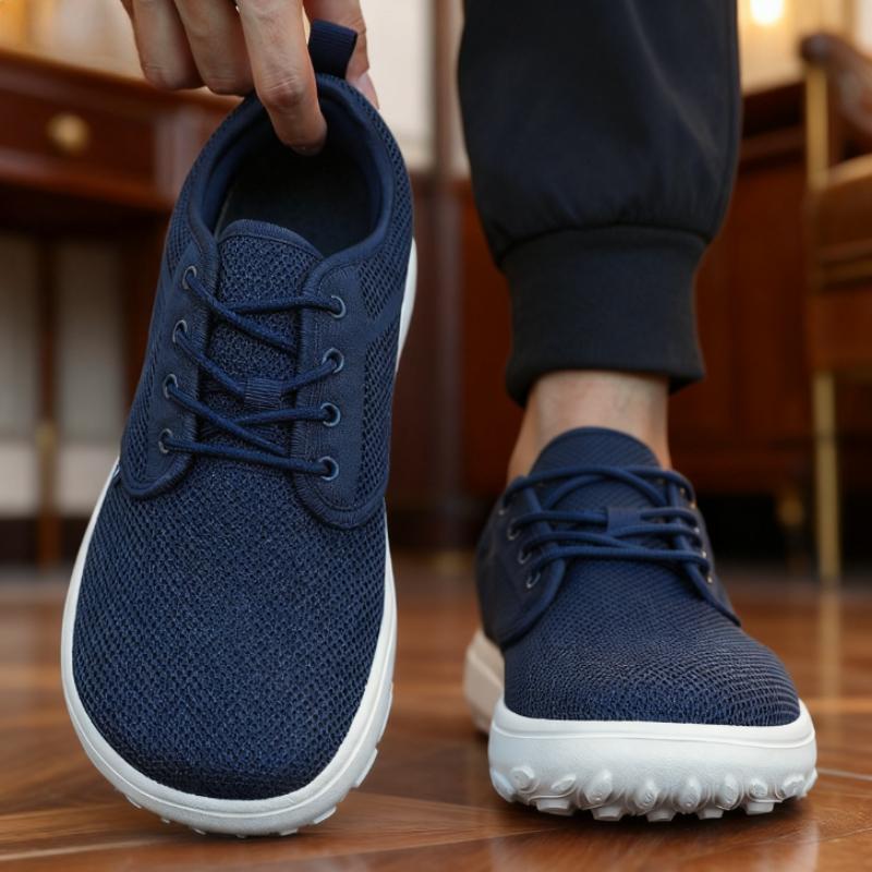 Обувь для босиком для мужчин Удобная тренировочная Дышащая Широкий носок Минималистичная обувь Подошва с нулевым перепадом Платформенные кроссовки Размеры 36-46