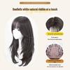 Женский полный парик, Реалистичная бесшовная невидимая шапочка, Тонко подстриженные высокослоистые объемные длинные прямые волосы