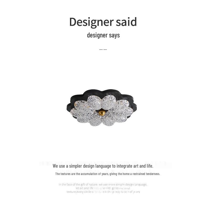 Потолочный светильник «Полный спектр» из грецкого ореха для главной спальни - Современный минималистичный американский ретро-дизайн