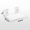 Invisible Acrylic Floating Wall Ledge Shelf,Wall Mounted Nursery Kids Bookshelf Spice Rack Bathroom Storage Display Shelves