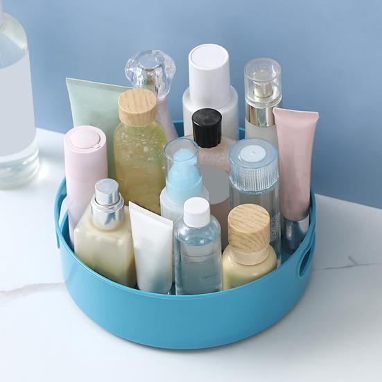 Отличная кухонная тарелка для хранения большой емкости из полипропилена, стабильный многоразовый вращающийся лоток для хранения