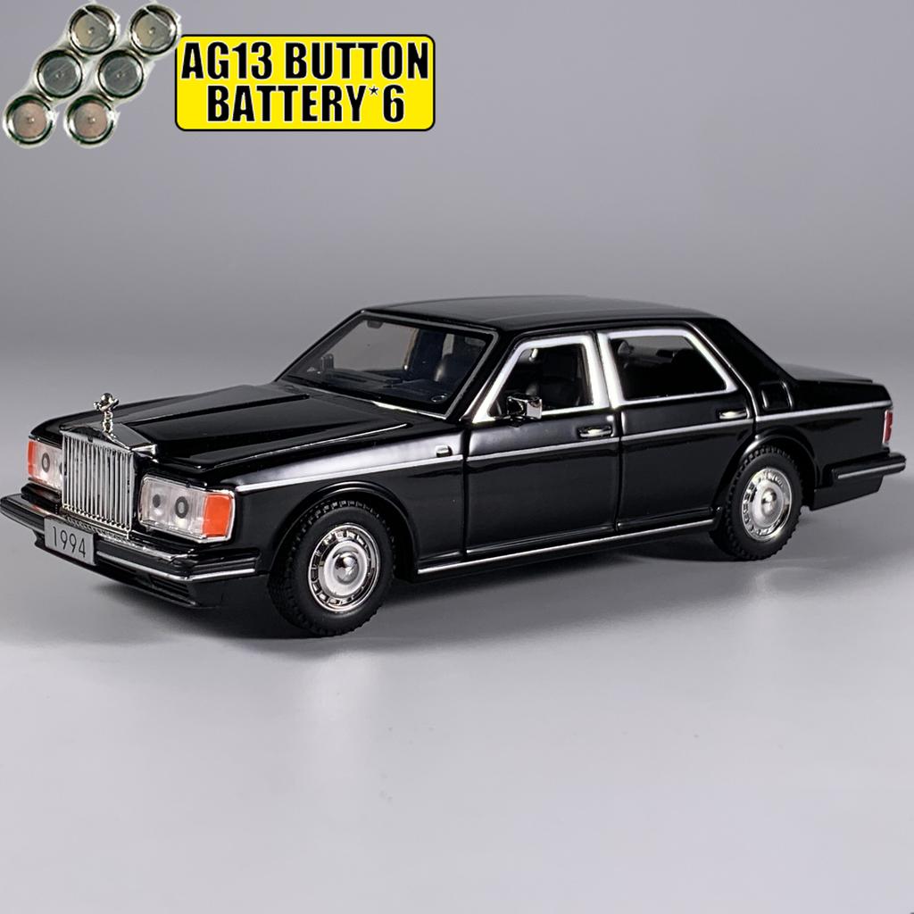 1:32 1994 Rolls Royce Silver Spur Лимузин Сплав Металл Литая Модель Автомобиля Украшение для Домашнего Компьютера Настольный Дисплей Мини Подарок для Взрослого