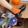 Носки на Хэллоуин: Утепленные носки до середины икры для мужчин и женщин, мультяшные, смешные, персонализированные, теплые парные, однотонные хлопковые носки
