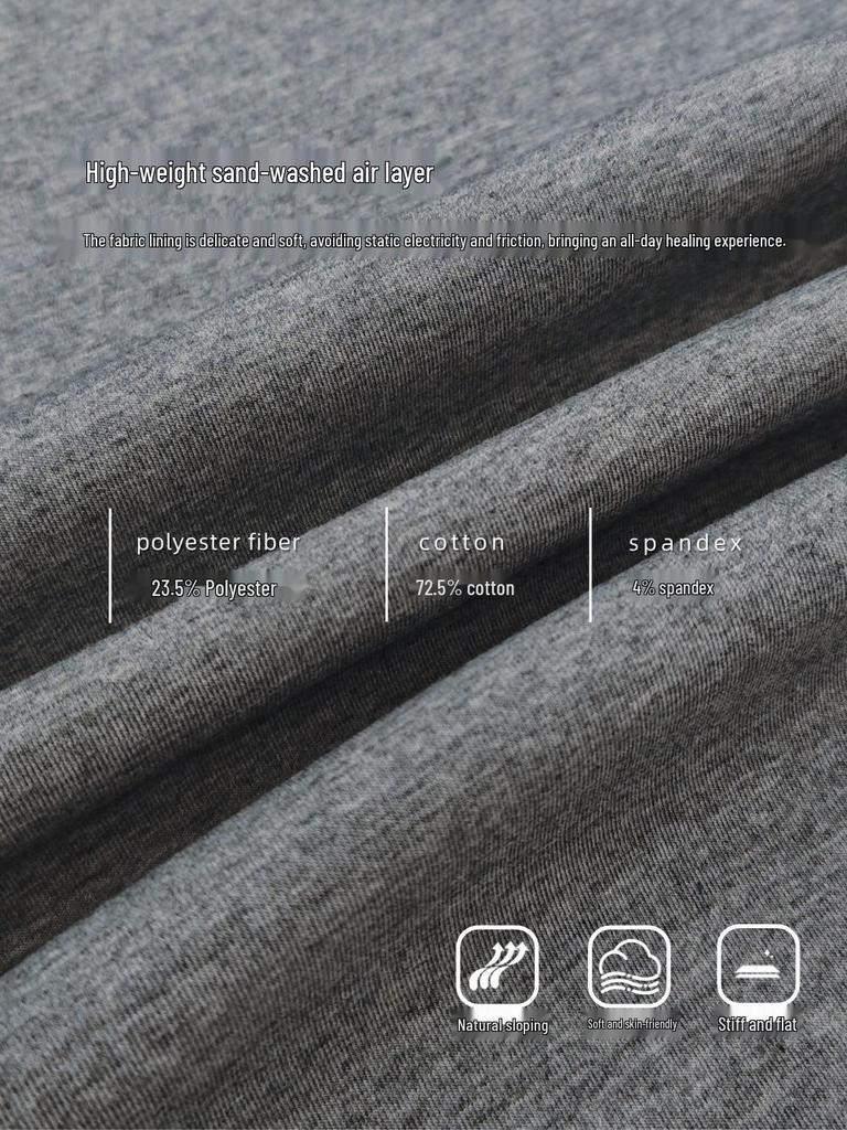 Jimo Women's 2025 Autumn Slimming Hooded Jacket with Zipper, Thickened Air Cotton Cardigan