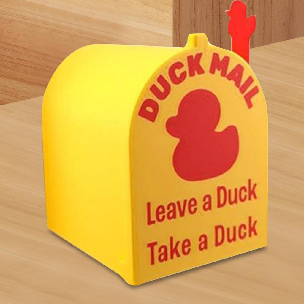 Mailbox Magnet Cruising Duck Magnetic Mailbox Flag Decor Funny Stickers Home Decor for Locker Housewarming Women Men Fridge