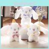 Plush Dog Keychain With Super Soft Short Pile For Bag Decoration And Gift