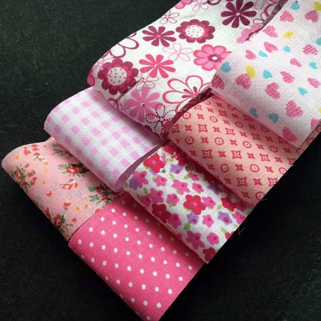 30 шт. хлопчатобумажной ткани, дышащей, с цветочным узором, в полоску, для самостоятельного шитья, для кукольного шитья, для домашнего портного, для магазина тканей