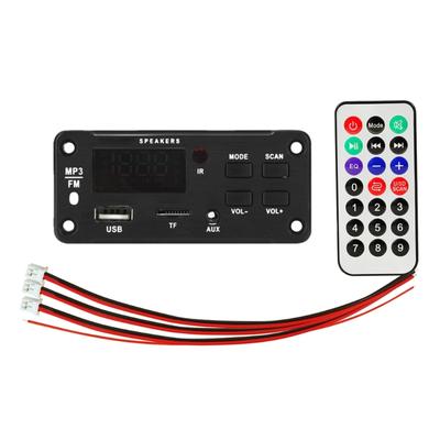 Автомобильный MP3-плеер Модуль декодирования Совместимый с Bluetooth Плата декодеров Усилитель 2x25 Вт Модуль декодирования с пультом дистанционного управления