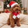 Reusable Dogs Cat Santa Hat Kit Comfortable To Wear Dogs Cats Cosplay Hat  Christmas Party